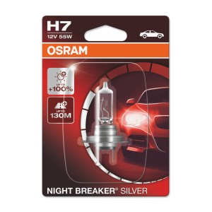 OSRAM Automotive Halogen Lamp NIGHT BREAKER SILVER H7 - PX26d Automotive Lamp Onetrade